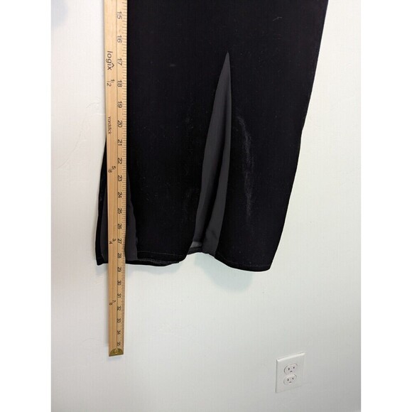 Alex Evenings Black Velvet Flare Pants Women's Size Medium - Picture 8 of 8